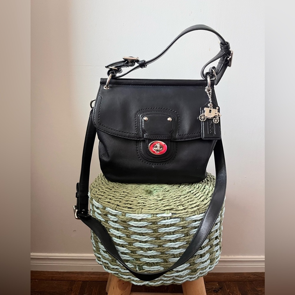 COACH Leather Legacy Willis Bag Top-handle/ Crossbody Bag - 22382